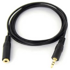 컴스 AUX Stereo 3.5mm 3극 M F 스테레오 연장 케이블 AV3516