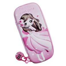 아이나라에듀 캐릭터 3D 입체 필통, 1 핑크 프린세스, 1개