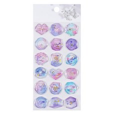 Tidy Home 可愛精緻水晶封口貼紙, 1個, 隨機出貨