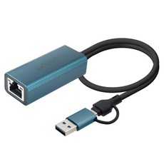 onten 歐騰 USB Type C Type A 轉 RJ45 乙太網路轉換器連接線 有線網卡 100Mbps C型 USB3.0, FW860, 1個