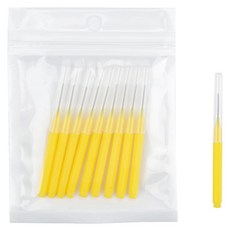 BtoWin 睫毛膏 睫毛護理小工具 10入, 黃色, 1個