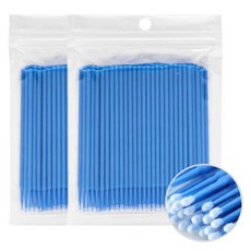 라몽 다용도 미세작업 마이크로 면봉 숏헤드, 1개, 200개입