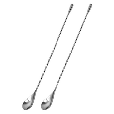 착한살림 스텐304홈바 롱스푼 30cm, 실버, 2개