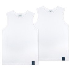 Jelistudio 兒童簡約層次感無袖T恤2件組