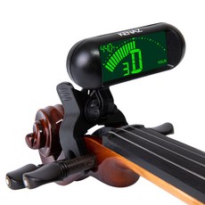 케나즈 바이올린 전용 튜닝기 클립 튜너 KVT05, 1개