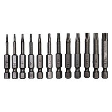 StanMan 六角柄磁性星形起子頭 50mm x 12件組, 1套