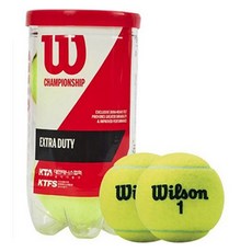 Wilson 錦標賽網球 2入組, 黃色, 1個