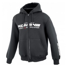 KOMINE 冬季Neoprene連帽外套 JK-402, 黑色