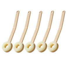 MONACO OLIVE 曲線握柄貼合身體刷, 黃色, 5個, 1入