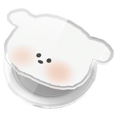 머큐리 강아디 맥세이프 스마트톡 휴대폰 거치대, 멀뚱말티즈, 1개