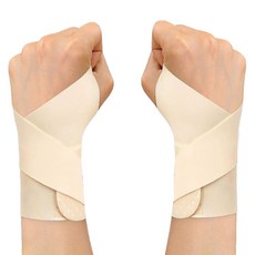手腕護具 加壓帶 2入, 1套, 膚色