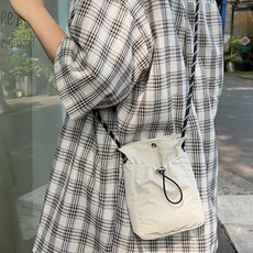 하라로이 복주머니 미니 크로스가방