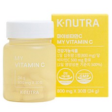 K-NUTRA 我的維他命C 24g, 30錠, 1個