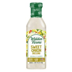 Walden Farms 無糖低脂甜洋蔥沙拉醬, 355ml, 1個