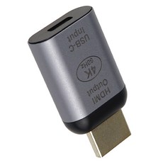 컴스 4K 60Hz UHD USB 3.1 Type C to HDMI 컨버터 변환 젠더, IH280, 1개