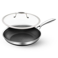 쿡셀 인덕션 7세대 세라믹 블랙에디션 IH 프라이팬 + 유리뚜껑 세트, 1세트, 26cm