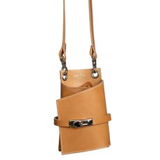 Kandeo Leather Kelly 4入美容剪刀套, 自然色, 1個