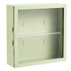 B2WIN Beanbug 耐用壁掛式免打孔公仔收納盒 綠色 + 貼紙組, 1套