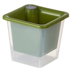 홈플로우 집안을 화사하게 식물 인테리어 저면관수 미니 화분, 그린, 1개