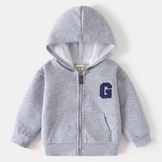 Uvely 兒童薩滿杜連帽拉鍊外套