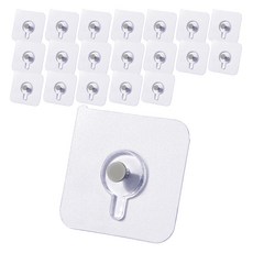 모나코올리브 무타공 액자 그림 벽시계 후크 걸이 20p 세트, 1세트