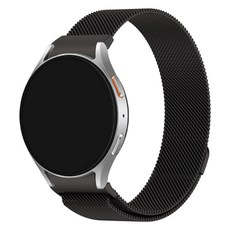 SPACE SHIELD 相容Galaxy Watch 翼型金屬錶帶 20mm, 黑色, 1個