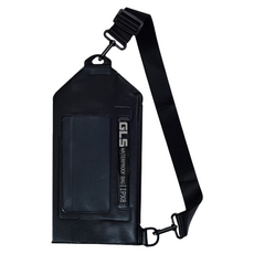 GLS多功能玩水三重鎖防水斜背包, C1 黑色, 1個