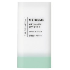 meideme 綠鼠尾草空氣感霧面防曬棒 SPF50+ PA++++, 18g, 1個