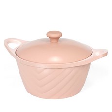 Lacena IH Pomelo 陶瓷鑄物雙耳鍋, 1個, 粉紅色, 20cm