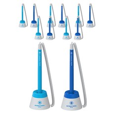 munhwA Stop Pen S 0.7mm 天空藍 6支 + 海軍藍 6支 套組, 天空藍, 海軍藍, 1套