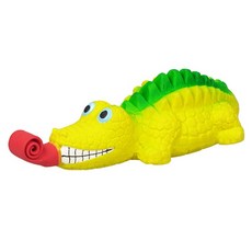 파스텔펫 반려동물 메롱 삑삑이 장난감, 악어, 1개