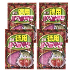 토코 딸기글루텐 덕용 떡밥, 250g, 4개