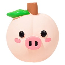 랜보어 반려동물 애니멀 후르츠 장난감, 복숭아, 1개