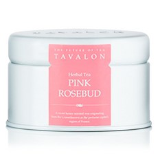 TAVALON 粉紅玫瑰花蕾茶 中型鐵盒, 1個, 25g, 1入