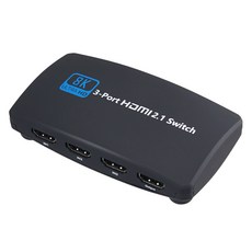 Coms 마트 HDMI 3-1 選擇器 8K 60Hz 3輸入 1輸出 手動切換器, OU936, 1個