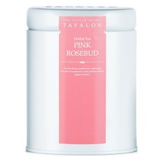 TAVALON 粉紅玫瑰花苞茶 大號鐵盒, 1個, 1入, 65g