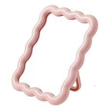 KUMIHANDS 方形裝飾桌鏡, 粉紅色