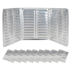 Khohimo 鋁製折疊式瓦斯爐擋油板防油濺擋板 4W524, 10個