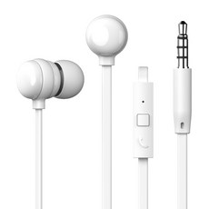 IRIVER 3.5mm Pubble Candy 入耳式有線耳機, 白色, BVC-120