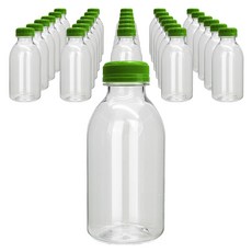 미르코리아 우유 투명 페트병 딥그린, 500ml, 144개
