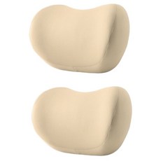 Ez2mk 四季車用記憶棉頸枕 MS-430, 2個, 米色