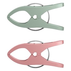 Taminayo 簡潔曬衣夾2件組 L, 1套, 綠色, 粉紅色