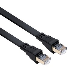 컴스 기가비트 랜케이블 Direct 플랫 Cat8 다이렉트 Gigabit LAN 40Gbps 24AWG 랜선 RJ45 8P8C BD010