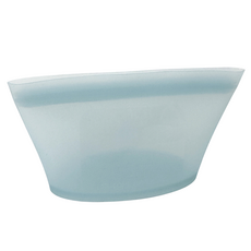 맘편안 실리콘 지퍼백 500ml, 소다블루, 1개