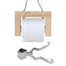 벅703 원목 휴지걸이 + 타프폴대 휴지걸이 세트, 혼합색상, 1세트