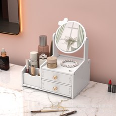 비투윈 홈데코 미니 화장대 리본거울 스몰, 혼합색상