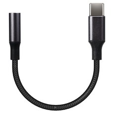 컴스 C type 오디오 젠더 C타입 to 3.5mm 스테레오 이어폰 젠더 AUX 10cm, 1개