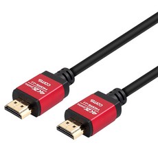 컴스 딜러용 HDMI 케이블 V2.0 고급형 Red Metal 4K2K 60Hz HB566, 1개