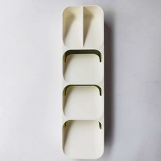 지안리빙 주방 서랍 수저 보관함, 아이보리, 1개