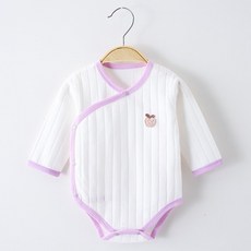 스타도어 유아용 사과 입체 포인트 긴팔 바디수트